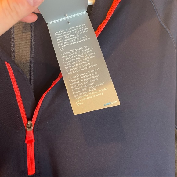 NWT Under Armor Quarter Zip Jacket - Picture 5 of 7